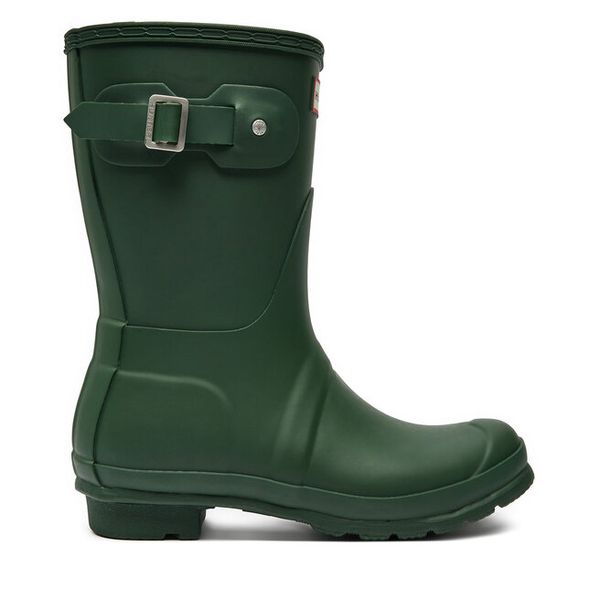 Kalosze Hunter. Zielone kalosze damskie Hunter, bez wzorów. Za 349.99 zł.