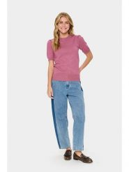 SAINT TROPEZ Sweter w kolorze jasnoróżowym rozmiar: XL. Różowe swetry klasyczne damskie Saint Tropez, xl, bez kołnierzyka. Za 69.99 zł.