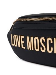 LOVE MOSCHINO Nerka JC4195PP1OKD0000 Czarny. Czarne nerki i saszetki damskie Love Moschino, ze skóry, bez dodatków. Za 859.99 zł.