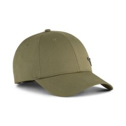 Czapka z daszkiem ESS Metal PUMA Cat PUMA Olive Green. Zielone czapki z daszkiem damskie Puma, bez wzorów. Za 98.47 zł.