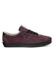 Vans Skórzane sneakersy "Sport Low" w kolorze bordowym rozmiar: 38,5. Czerwone obuwie sportowe damskie Vans, bez zapięcia. Za 217.99 zł.