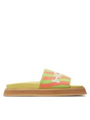 HOFF Klapki Park 12319002 Różowy. Czerwone klapki damskie HOFF, bez wzorów, z materiału, bez obcasa, bez zapięcia. Za 229.99 zł.