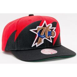 Czapka Mitchell & Ness Philadelphia 76ers Snapback. Czarne czapki damskie Mitchell & Ness, bez wzorów. Za 176.99 zł.