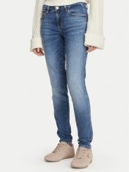 Guess Jeansy W6YAJ2 D1583 Niebieski Shaping Fit. Niebieskie jeansy damskie Guess, z aplikacjami, z jeansu. Za 434.99 zł.