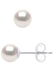 ATELIERS SAINT GERMAIN Złote kolczyki-wkrętki z perłami rozmiar: onesize. Białe kolczyki damskie ATELIERS SAINT GERMAIN, z perłą, złote. Za 1,065.99 zł.