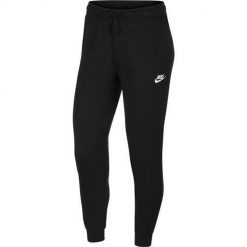 Spodnie sportowe damskie Nike Essential Pant Fleece. Czarne spodnie dresowe damskie Nike, m, bez wzorów, z dresówki. Za 307.00 zł.