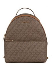 Michael Kors Skórzany plecak w kolorze ciemnobrązowym - 24 x 32 x 11 cm rozmiar: onesize. Brązowe plecaki Michael Kors, bez wzorów, z materiału. Za 1,027.42 zł.