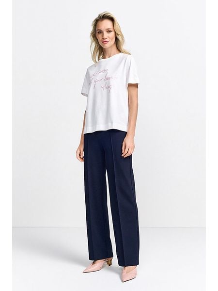 Rich & Royal Koszulka w kolorze białym rozmiar: XS. Białe koszulki damskie Rich & Royal, xs, bez wzorów, z bawełny, bez kołnierzyka, bez ramiączek. Za 78.99 zł.