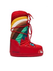 Moon Boot Śniegowce 80D3400320 Czerwony. Czerwone kozaki dziewczęce Moon Boot, bez wzorów, ze skóry, bez obcasa, bez zapięcia. Za 719.99 zł.