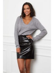 L'armoire de Suzette Sweter w kolorze szarym rozmiar: 34/36. Szare swetry klasyczne damskie L'armoire de Suzette, l, z kaszmiru, bez kołnierzyka. Za 118.01 zł.