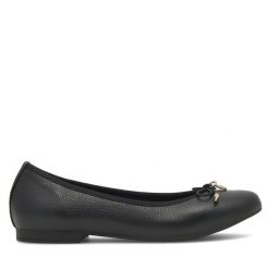 Baleriny Lasocki. Czarne balerinki damskie Lasocki, bez wzorów. Za 149.99 zł.