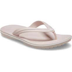 Japonki damskie Crocs Flip. Czerwone klapki damskie Crocs, bez wzorów, z materiału, bez obcasa, bez zapięcia. Za 149.00 zł.
