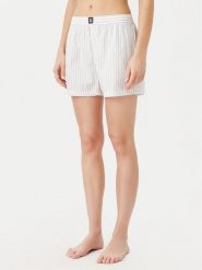 HUGO Szorty piżamowe 50531657 Biały Relaxed Fit. Białe piżamy damskie Hugo, bez wzorów, z bawełny, bez ramiączek. Za 129.99 zł.