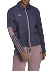 Adidas Kurtka w kolorze granatowym rozmiar: S. Niebieskie kurtki damskie Adidas, s, bez wzorów, z bawełny, bez kaptura. Za 122.96 zł.