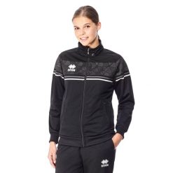 Kurtka damska Errea diana. Czarne kurtki sportowe damskie ERREA, l, bez wzorów, z bawełny, bez kaptura. Za 119.50 zł.