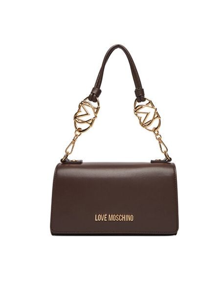 LOVE MOSCHINO Torebka JC4051PP1NLF0301 Brązowy. Brązowe torebki klasyczne damskie Love Moschino, ze skóry, bez dodatków. Za 689.99 zł.