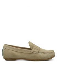 Gant Mokasyny 30573932 Beżowy. Brązowe mokasyny damskie Gant, ze skóry, bez obcasa. Za 269.99 zł.