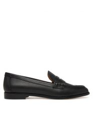 LAUREN RALPH LAUREN Mokasyny Wynnie 802P09042001 Czarny. Czarne mokasyny damskie Lauren Ralph Lauren, ze skóry, bez obcasa. Za 879.99 zł.