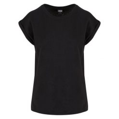 Koszulka damska Urban Classics extended shoulder (x2). Czarne koszulki sportowe damskie Urban Classics, bez wzorów, bez ramiączek. Za 149.50 zł.