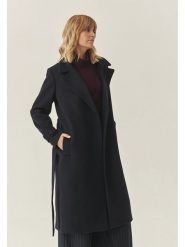 TATUUM Wełniany płaszcz w kolorze czarnym rozmiar: 38. Czarne płaszcze damskie TATUUM, bez wzorów, z tkaniny, bez kaptura. Za 751.45 zł.