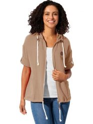 WITT WEIDEN Kardigan w kolorze jasnobrązowym rozmiar: 36. Brązowe kardigany damskie WITT WEIDEN, z aplikacjami, z bawełny. Za 82.99 zł.