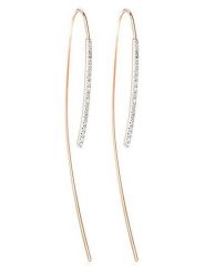 DIAMANTA Złote kolczyki "Lianesques" z diamentami rozmiar: onesize. Żółte kolczyki damskie DIAMANTA, z diamentem, złote. Za 1,142.10 zł.