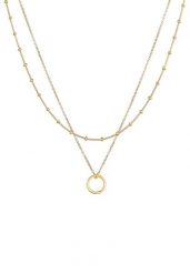 Elli Damski łańcuszek kulkowy ponadczasowy w srebrze próby 925 Sterling Silver Naszyjniki 1 ct. Szare naszyjniki damskie Elli, srebrne. Za 279.64 zł.