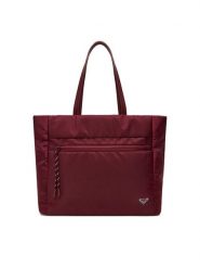 Roxy Torebka C-ROXY-M-003-08 Bordowy. Czerwone shopper bag Roxy, z materiału, bez dodatków. Za 169.99 zł.