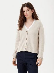Marc O'Polo Kardigan B01605961069 Beżowy Regular Fit. Brązowe kardigany damskie Marc O'Polo, s, bez wzorów, z bawełny. Za 399.99 zł.