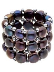 ATELIERS SAINT GERMAIN Pierścionek perłowy rozmiar: onesize. Czarne pierścionki damskie ATELIERS SAINT GERMAIN, z perłą. Za 185.95 zł.