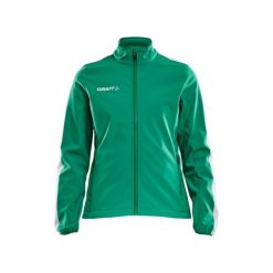 Kurtka damska Craft pro control softshell. Zielone kurtki damskie Craft, m, bez wzorów, z elastanu, bez kaptura. Za 355.65 zł.