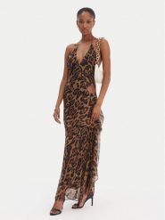 Bardot Sukienka koktajlowa Cyrel 59760DB1 Brązowy Regular Fit. Brązowe sukienki damskie Bardot, bez wzorów, z syntetyku, wizytowe, bez ramiączek. Za 639.99 zł.