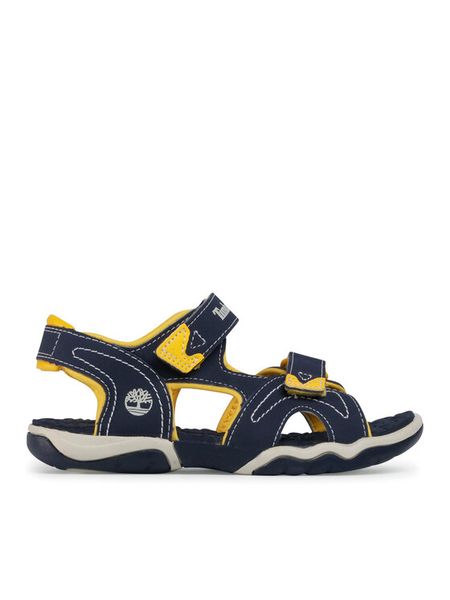 Timberland Sandały Adventure Seeker 2 Strap TB02474A484 Granatowy. Niebieskie sandały chłopięce Timberland, z materiału, bez zapięcia. Za 159.99 zł.
