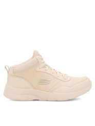 Skechers Sneakersy 66666321 Beżowy. Brązowe obuwie sportowe damskie Skechers, ze skóry, bez zapięcia. Za 299.99 zł.