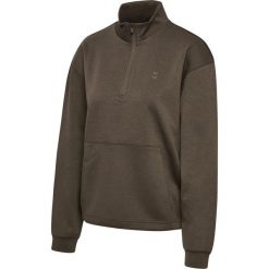 Damska kurtka z zamkiem błyskawicznym 1/2 Hummel Soft. Brązowe kurtki damskie Hummel, m, bez wzorów, z elastanu, bez kaptura. Za 232.50 zł.