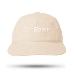 Czapka unisex fitness z zakrzywionym daszkiem taupe Dad Cap. Brązowe czapki z daszkiem damskie GYMBEAM, bez wzorów, z bawełny. Za 55.90 zł.
