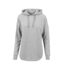 Damska bluza oversize z kapturem Build Your Brand. Szare bluzy damskie BUILD YOUR BRAND, xl, bez wzorów, z dresówki, z kapturem. Za 160.00 zł.