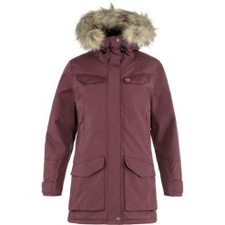 Płaszcz damski Fjallraven Nuuk Parka. Czerwone parki damskie Fjällräven, bez kaptura. Za 2,286.99 zł.