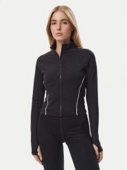 Guess Bluza V6BQ10 K6332 Czarny Slim Fit. Czarne bluzy damskie Guess, xxs, z aplikacjami, z syntetyku, bez kaptura. Za 275.99 zł.
