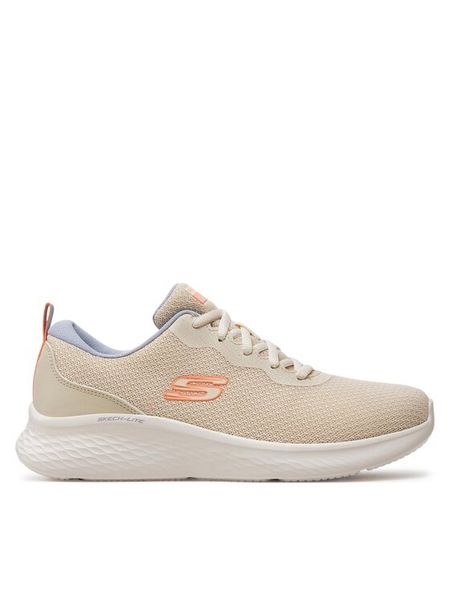 Skechers Sneakersy Lite Pro-Best Chance 150044/NTMT Beżowy. Brązowe obuwie sportowe damskie Skechers, z meshu, bez zapięcia. Za 229.99 zł.