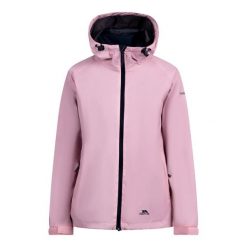 Kurtka Wodoodporna Damska Tayah II. Czerwone kurtki damskie Trespass, bez wzorów, bez kaptura. Za 199.99 zł.