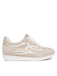 Guess Sneakersy FLPSKR SUE12 Beżowy. Brązowe obuwie sportowe damskie Guess, ze skóry, bez zapięcia. Za 249.99 zł.