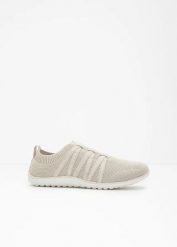 Buty barefoot Kangaroos. Brązowe obuwie sportowe casual damskie bonprix, bez zapięcia. Za 99.99 zł.