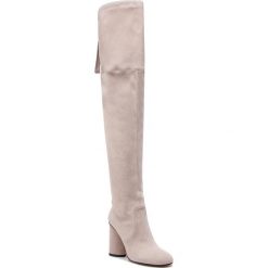 Muszkieterki STUART WEITZMAN - Helena 95 YL96256 Pebble Suede. Brązowe kozaki damskie Stuart Weitzman, z materiału. Za 3,429.00 zł.