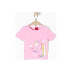 S.Oliver T-Shirt Dziewczęcy 92, Różowy. Czerwone koszulki i t-shirty dziewczęce S.Oliver, w kolorowe wzory, z krótkim rękawem. Za 30.00 zł.
