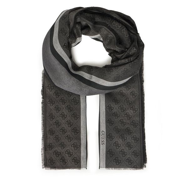 Szal Guess. Czarne szaliki damskie Guess, z aplikacjami. Za 189.99 zł.