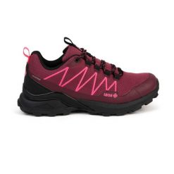 Damskie buty trekkingowe/turystyczne na średnie i krótkie dystanse z podeszwą z. Czerwone obuwie trekkingowe damskie Izas, z materiału, bez zapięcia. Za 322.99 zł.