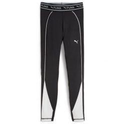 Legginsy Puma Fit Train Strong 78 Tight, Kobiety. Czarne legginsy damskie Puma, xl, bez wzorów. Za 322.00 zł.