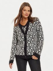 Liu Jo Kardigan WF4460 MA30P Biały Regular Fit. Białe kardigany damskie Liu Jo, m, bez wzorów, z syntetyku. Za 399.99 zł.