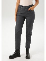 Aniston Dżinsy - Slim fit - w kolorze antracytowym rozmiar: 44. Czarne jeansy damskie Aniston. Za 109.00 zł.